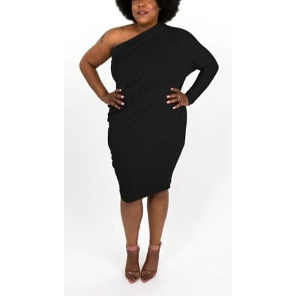 Morph Clothing Black Capsule Dress Sz. L - Picture 4 of 10
